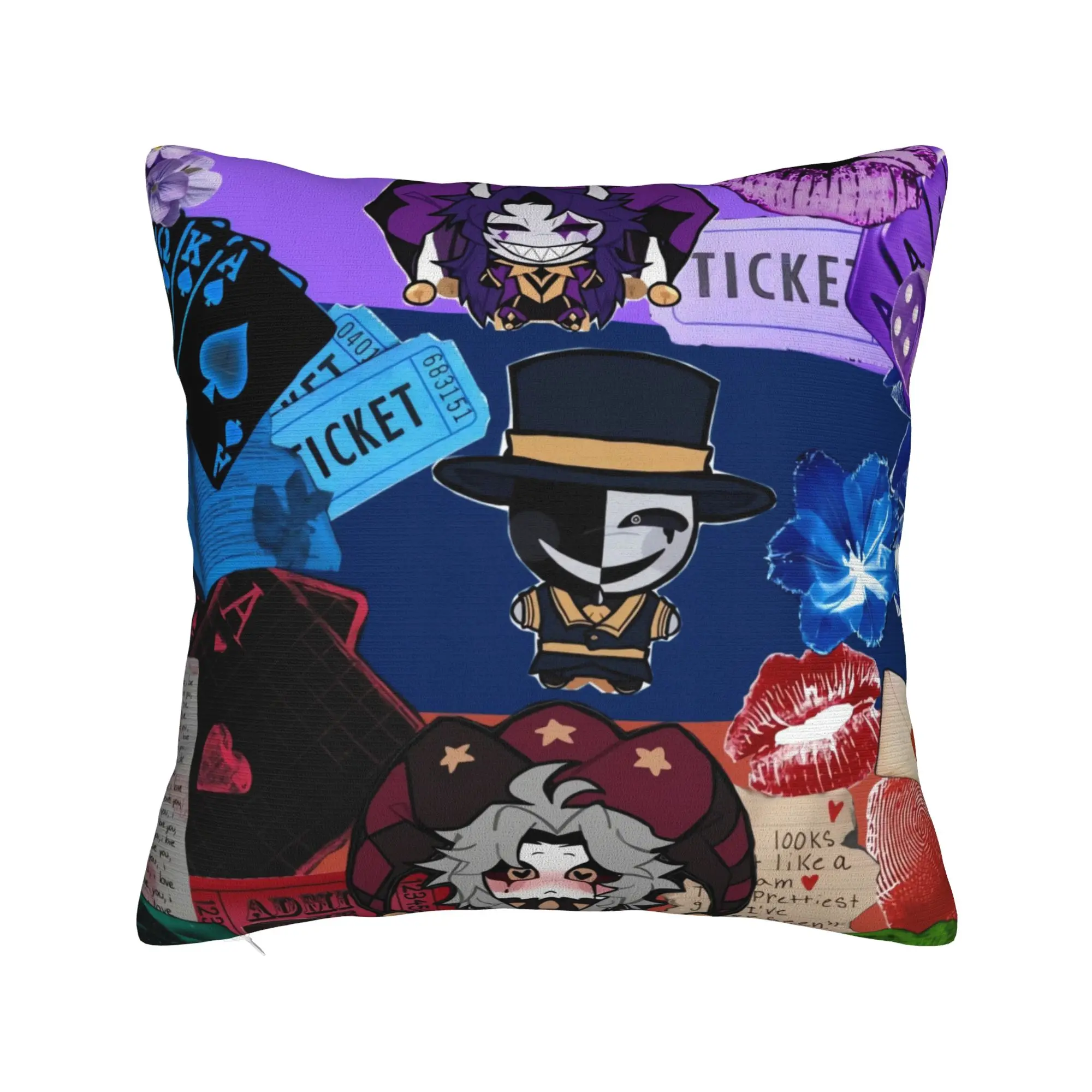 The Freak Circus Pillow Case  Comfy Pillow Cover Funny Pillowcases For Living Room Bed Chair