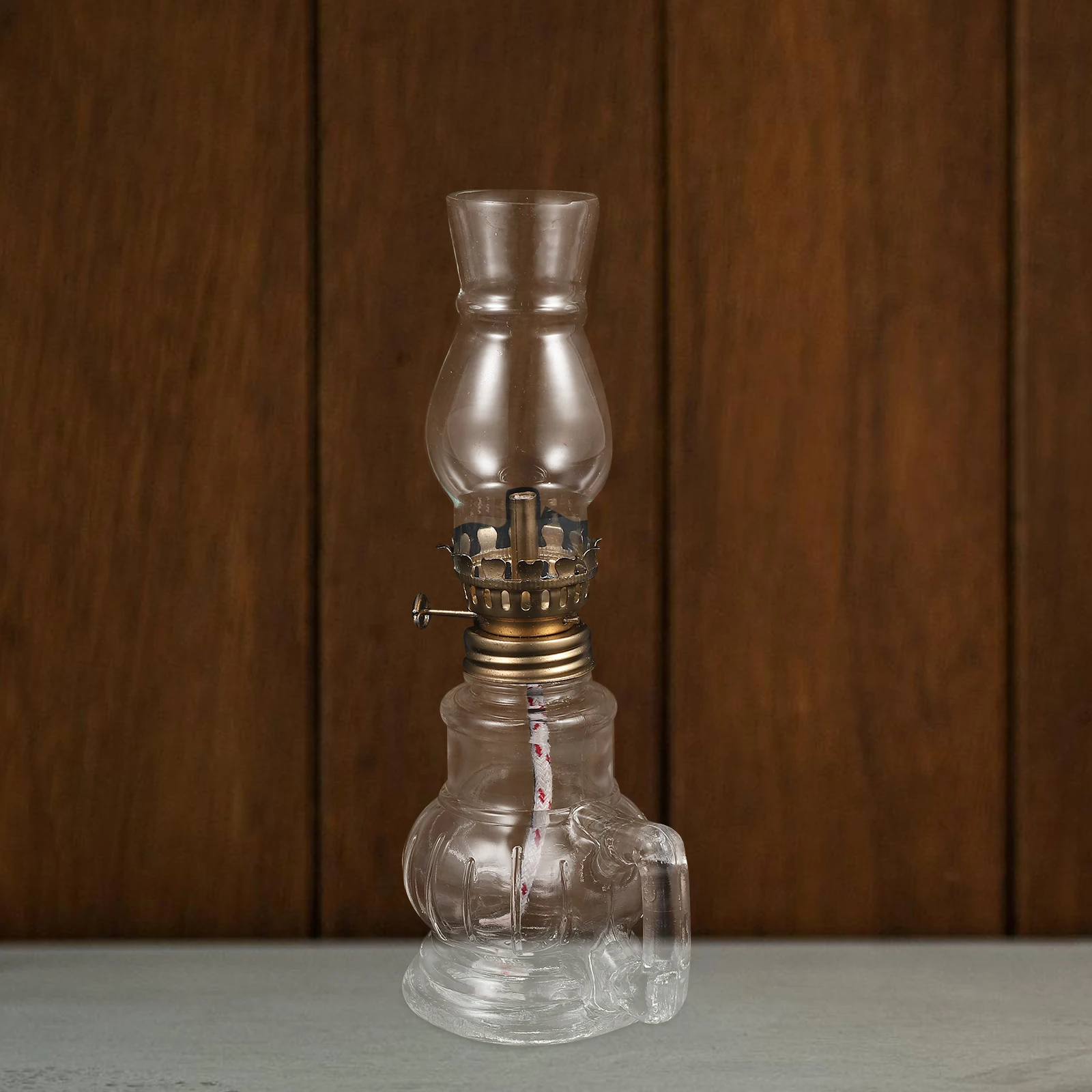 

Vintage Glass Oil Lamp Glass Cover Lantern Lamp Portable Oil Lantern Lighting Portable Lighting Retro Lamp Light Home Supplies