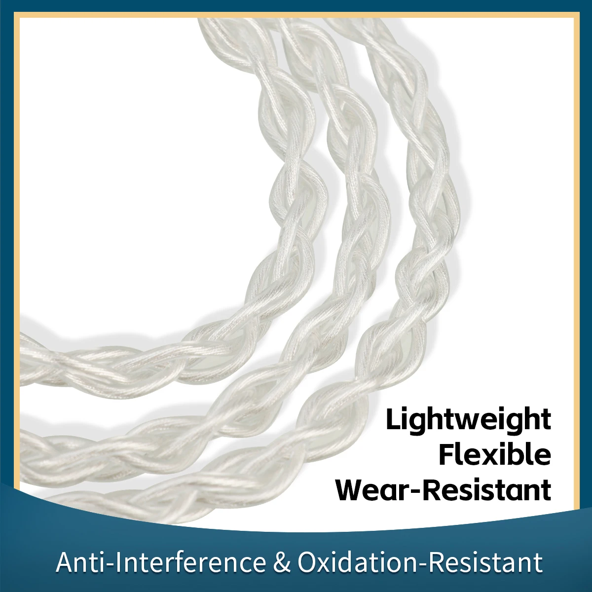 SIVGA الأصلي 0.78 مللي متر 2-pin عالية النقاء الفضة مطلي كابل OFC قابلة للتبديل التوصيل سماعة كابل ل Que UTG
