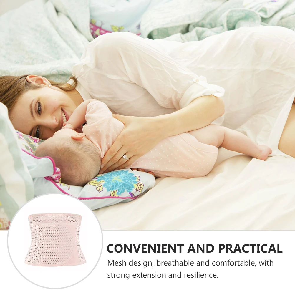 

1PCS Postpartum Abdominal Belt Breathable Mesh U Shaped Ergonomic Waist Trainer Corset for Postnatal Body Shaping Belly Support