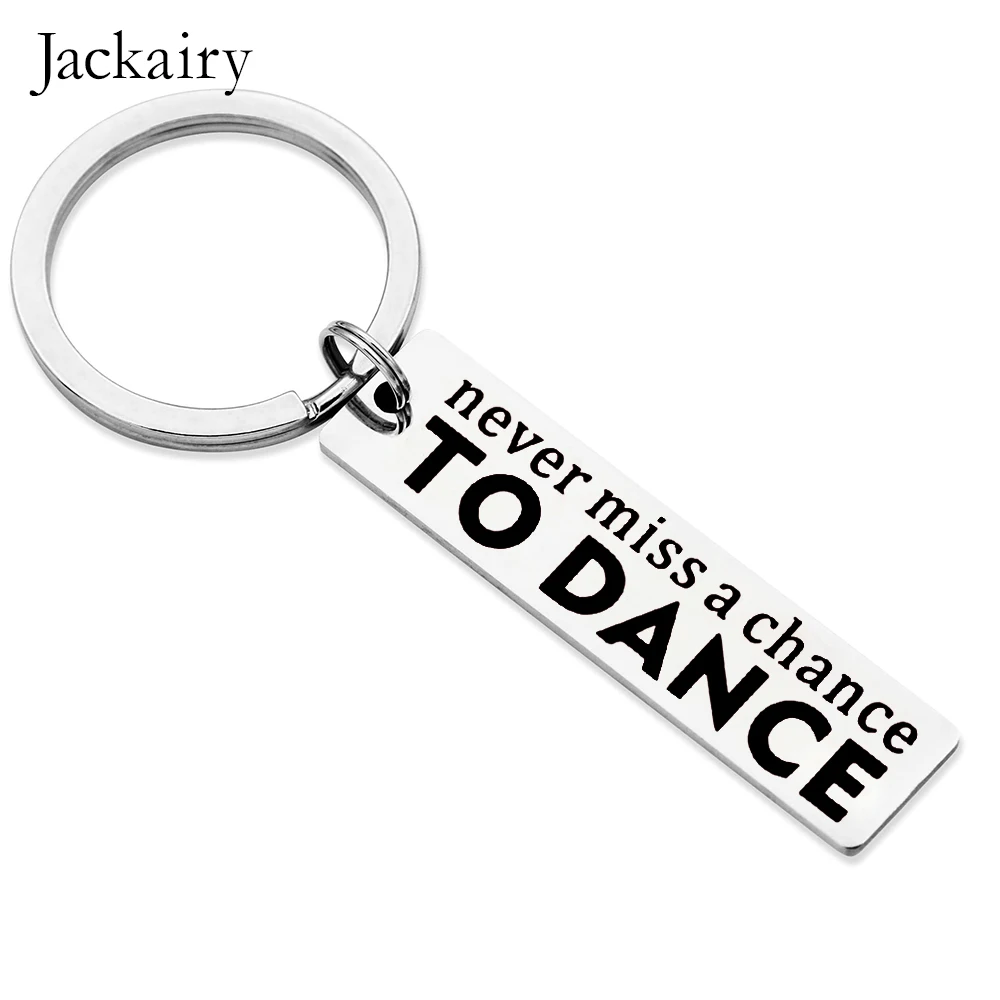 Dancer Gifts Inspirational Keychain for Ballet Tap Jazz Modern Hip Hop Gift for Friend Girl Daughter Women Birthday Christmas