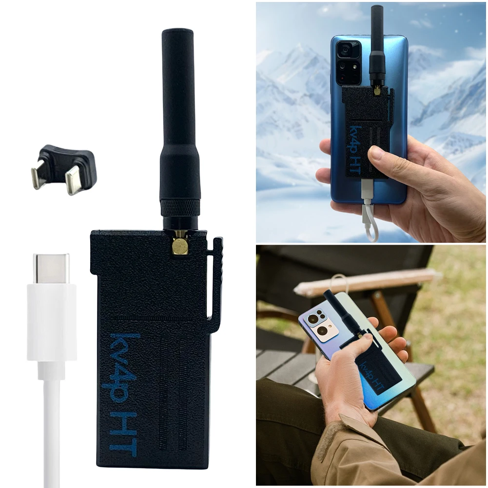 Kits de transceptor de Radio, Kit de módulo de Radio casero pequeño y práctico, Radio Kv4p HT VHF en transceptor de Radio Ham Kv4p HT