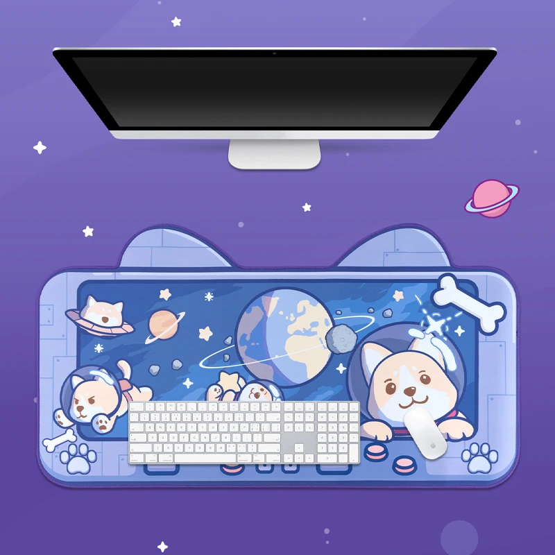 

Original Cartoon Game Mouse Pad Large Rubber Ins Style Non-slip Table Mat Office Study Thickened Lock Edge Computer Keyboard Pad