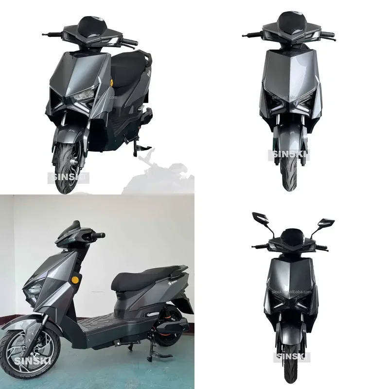 2000W Electric Motorcycle with Disc Brakes 72V 60Ah Battery Motor Bike Electric Bike
