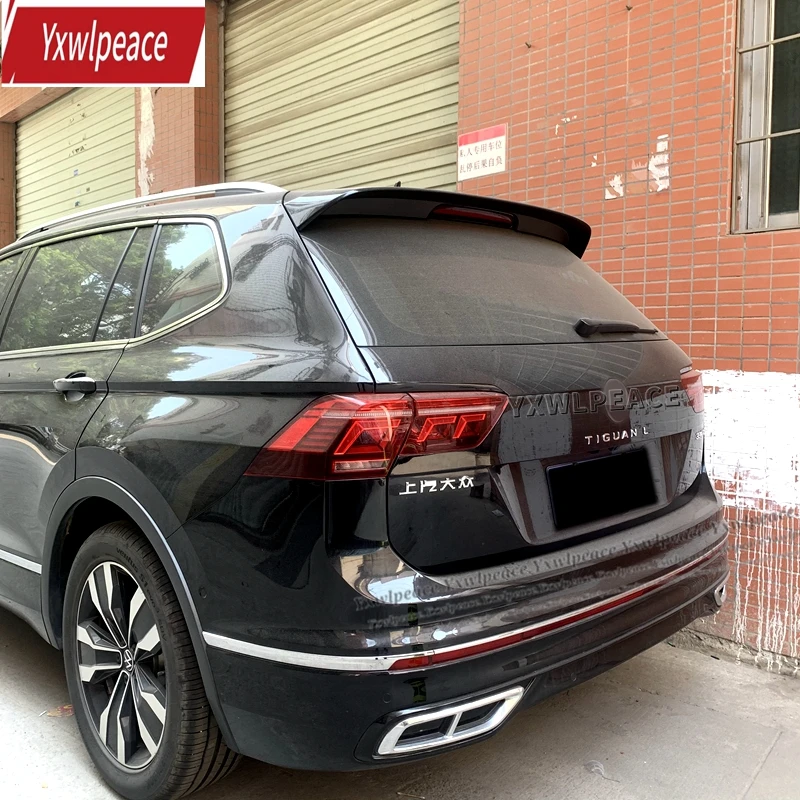 

For Volkswagen Tiguan L Roof Spoiler 2017-2022 High Quality ABS Material Primer Color Rear Trunk Wing Car Accessories