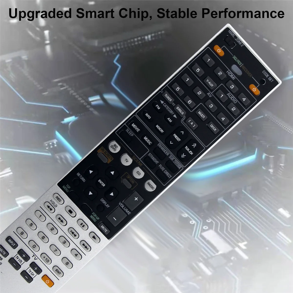 RAV336 WT92720US Remplacer Télécommande pour Yamaha AV Récepteur RX-A700 RX-V667 RX-A700BL HTR-6063 pad Télécommande RAV337 RAV338