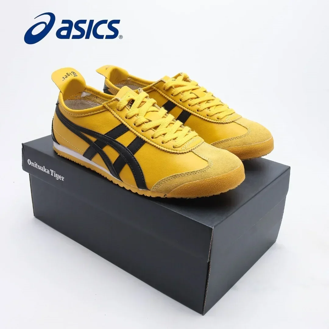 Classic  Asics Onitsuka Tiger MEXICO 66 Running Shoes Women Men Breathable Mesh Soft Sole Comfortable Sport Shoes Flat Shoes