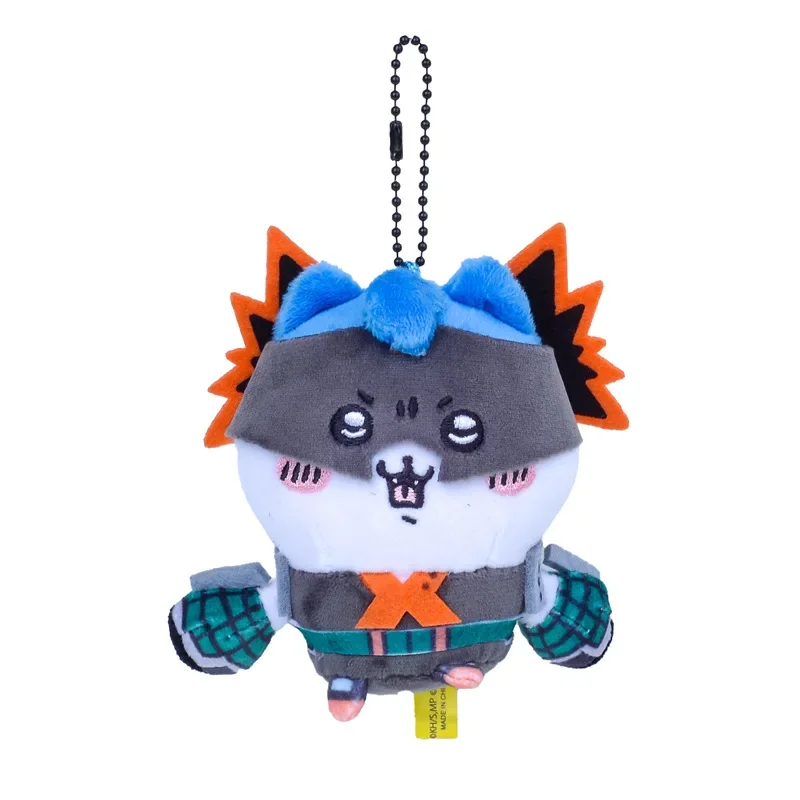 Cartoon jiyi My Hero Academia Linkage Self-deprecating Bear Cute Pendant Bag Decoration Keychain Hachiware Usagi Plush Doll