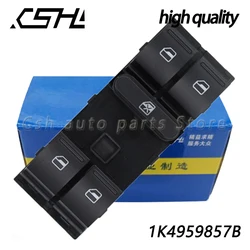 1K4959857B Electric Power Master Window Switch Button For VW Golf 5 Golf 6 Jetta MK5 Mk6 Tiguan Touran Passat B6 B7