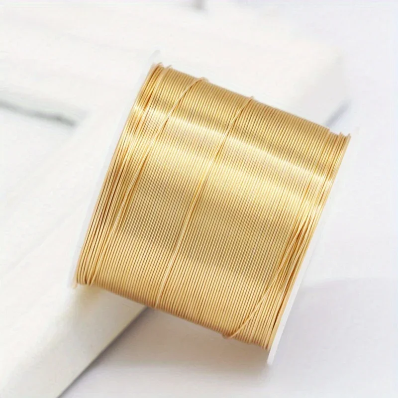 

14K Real Gold Plated Copper Wire For DIY Handmade Jewelry Making Supplies Jewellery Accessories Beads Materials Wire Wholesale