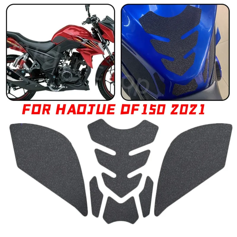 

Motorcycle Anti Slip Fuel Oil Tank Pad Side Knee Grip Decal Protector Sticker Pads NEW FOR HAOJUE DF150 DF 150 2021