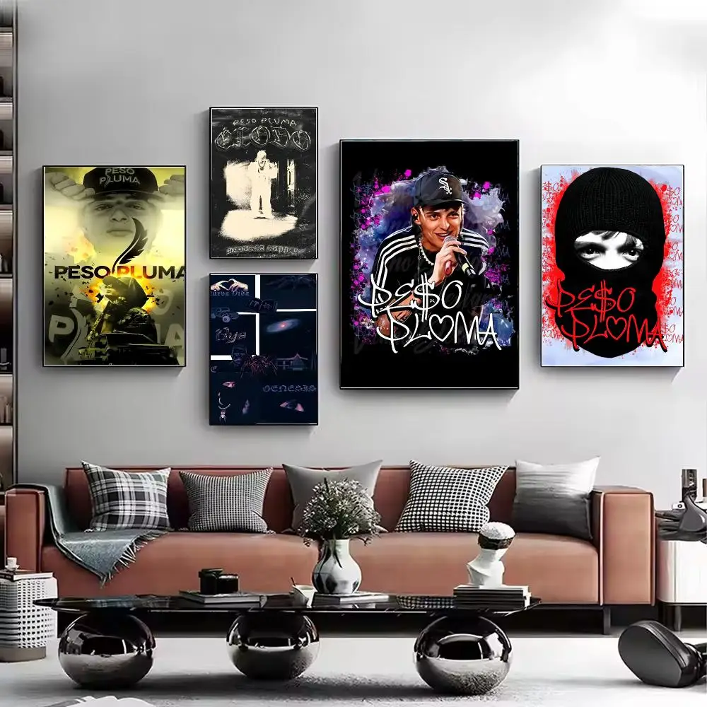 S-Singer Peso Pluma Exodo Poster Stylish Wall Art Print for Living Room Bedroom Study Office Café Home Decor Modern Gift