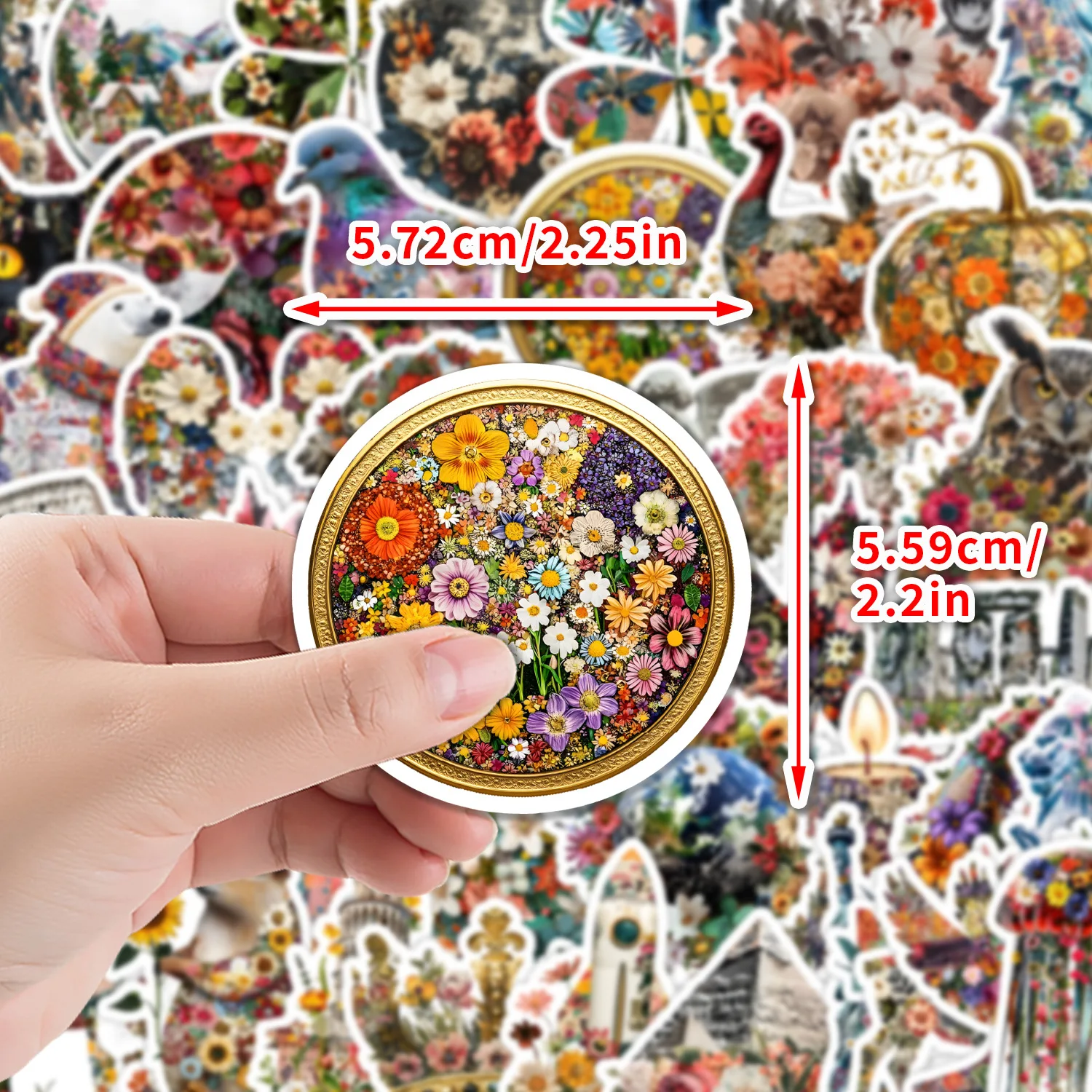 Рисунок 3 - креативные наклейки в мультяшном