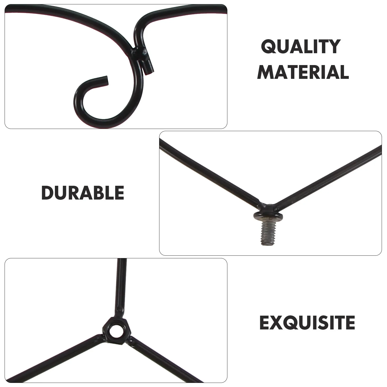 

2pcs Heart Shape Iron Stand Holder For Micro Landscape Display Simple Metal Hanging Rack Terrarium Glass Bottle Fleshy Plant