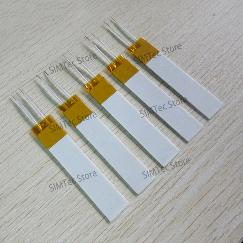 Placa calefactora cerámica MCH de alta temperatura, cuadrada, de 10x10/20x20/30x30/40x40/50x50x2 mm, elemento calefactor MCH de 5V/12V/24V/110V