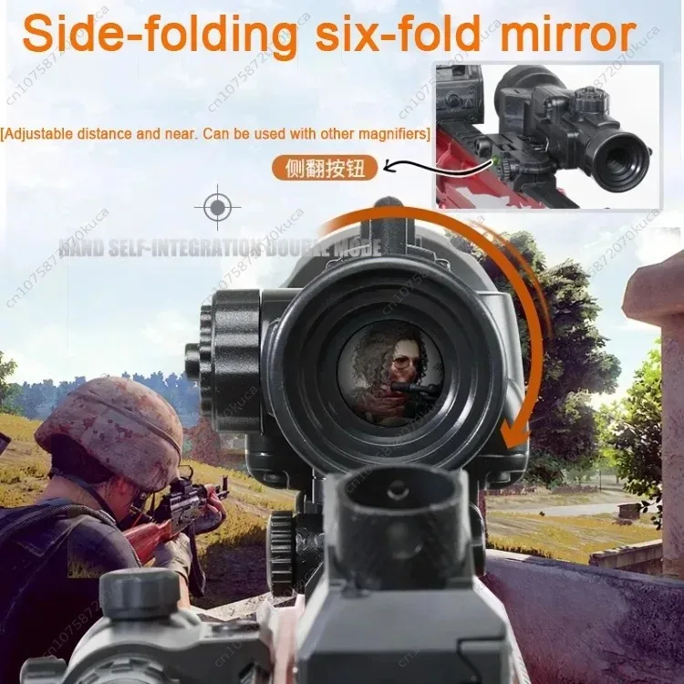 Outdoor Sport Automatic M416 Toy Gun Gel Bullet Manual Automatic Double Magazine Outdoor Parent-child Cs Interactive Game Toys