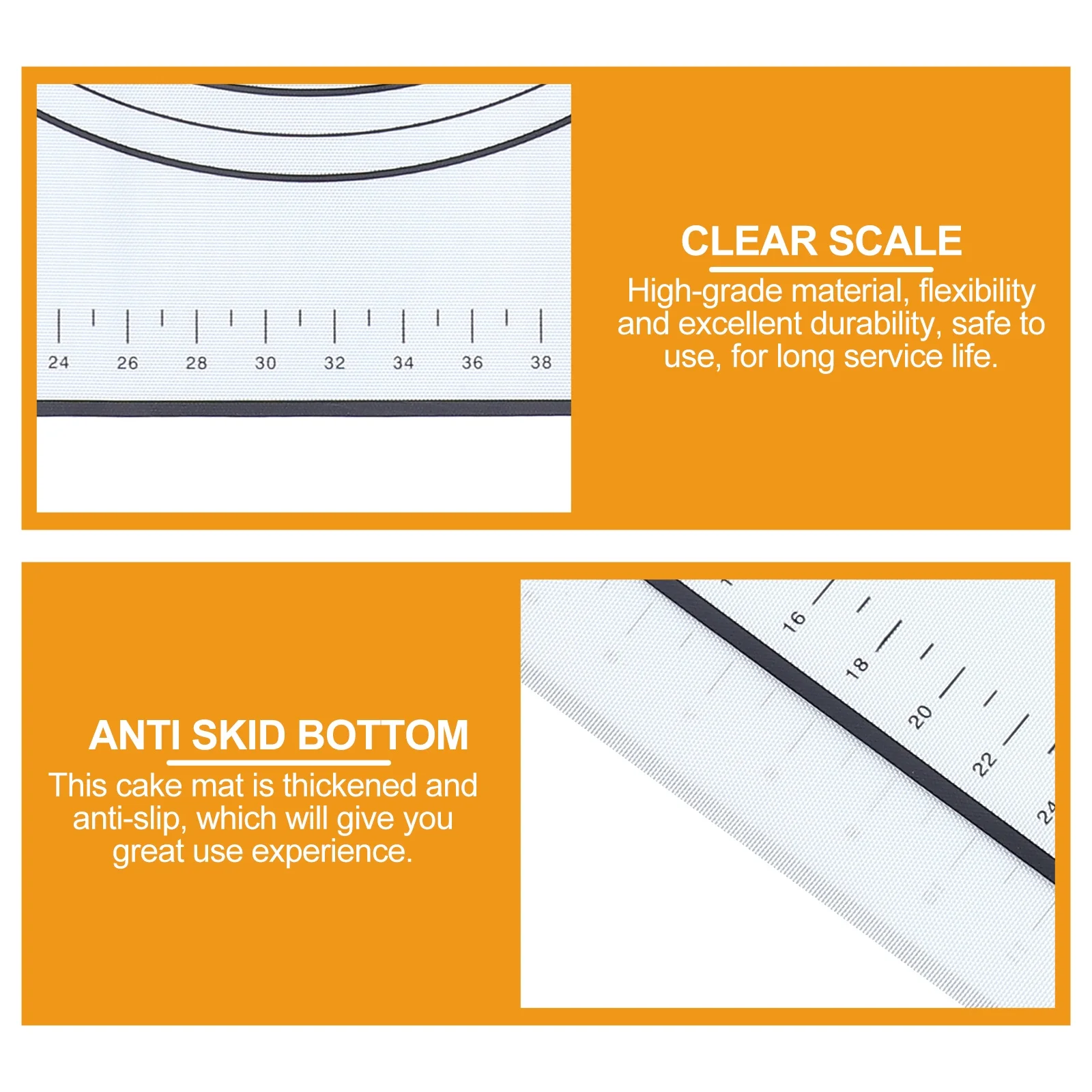 

1 шт. силиконовый коврик для торта, утолщенная противоскользящая подушка для кондитерских изделий, нескользящий коврик для торта, бытовой коврик для выпечки тортов, десертов