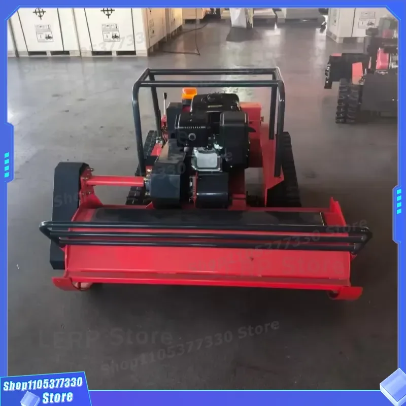 Heavy Duty Robotic Lawn Mower for Steep Slopes Powerful Automatic Grass Cutter Machine Efficient Hillside Yard Cleaning Tool