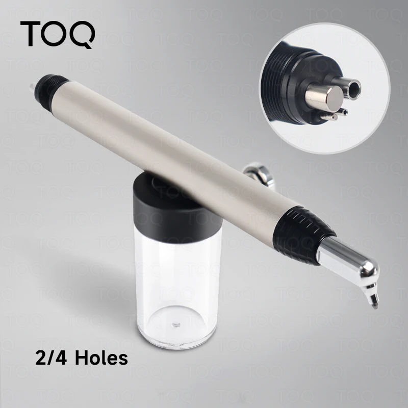 High Quality Dental Air Abrasion Polisher Aluminum Oxide Micro Blaster Sandblasting Kit 360° 2/4 Hole Option For Teeth Whitening