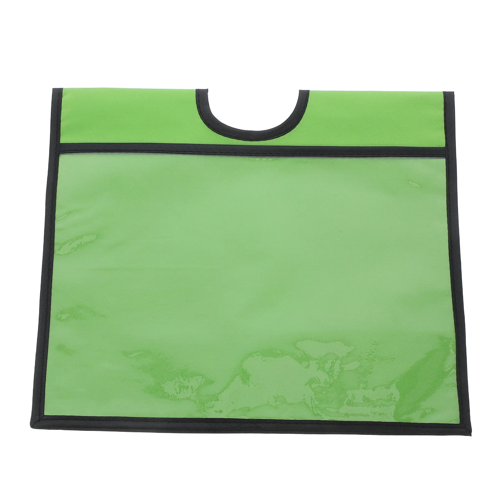 2Pcs Bright Yellow Traffic Cone Sleeve Pocket Design for Caution Message Sign Outdoor Activity Construction Site