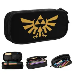 Game Zeldas Legend Pencil Case Pencilcases Pen Holder for Student Large Storage Bag Office Gifts Stationery