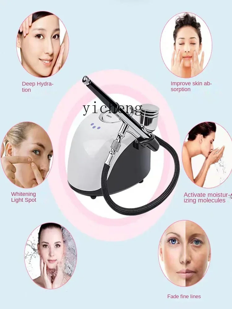 Nano Oxygen Injection Machine High Pressure Moisturizing Spray Anti-Aging Face Inductive Therapeutical Instrument