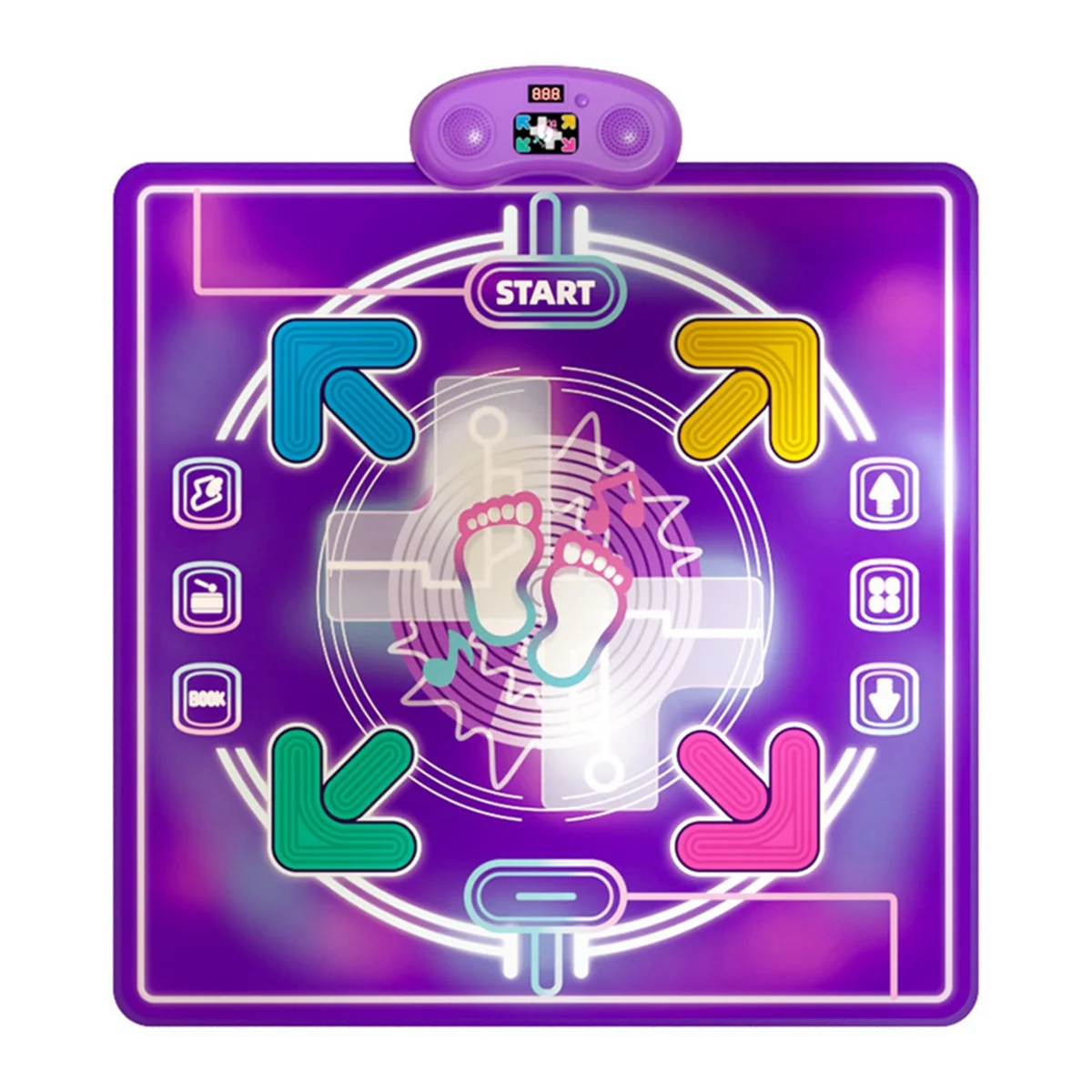 

AT53 Electronic Dance Mat Toy Dancing Mat Game Blanket Birthday Gifts Toy Dance Pad Dancing Blanket for Kids No Light