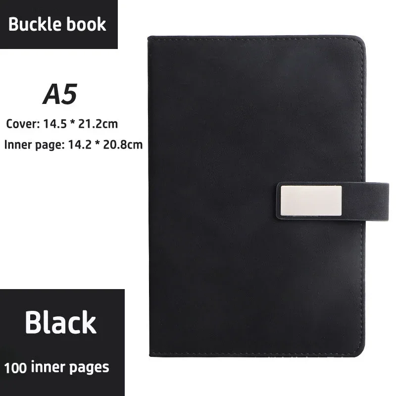 Cuaderno A5, Bloc de notas montado en rosca, exquisito y exclusivo, cuaderno grueso para oficina de negocios, planificador minimalista de estilo Ins para estudiantes