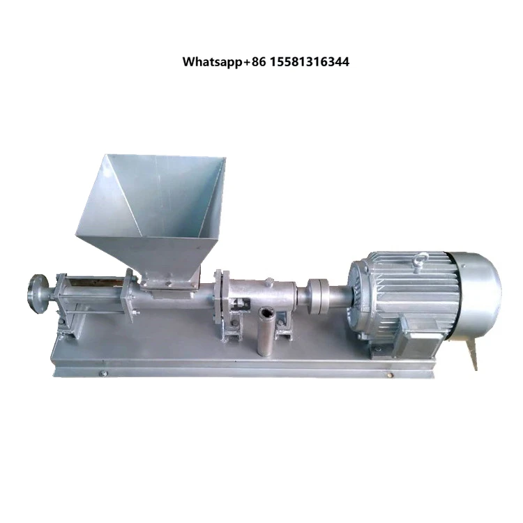 BOHAI Stainless Steel Slurry Conveying Screw Pump G Eccentric Rotor Pump 10HP OEM Model G50-2 380V/450V 1.2MPa Mechanical Seal
