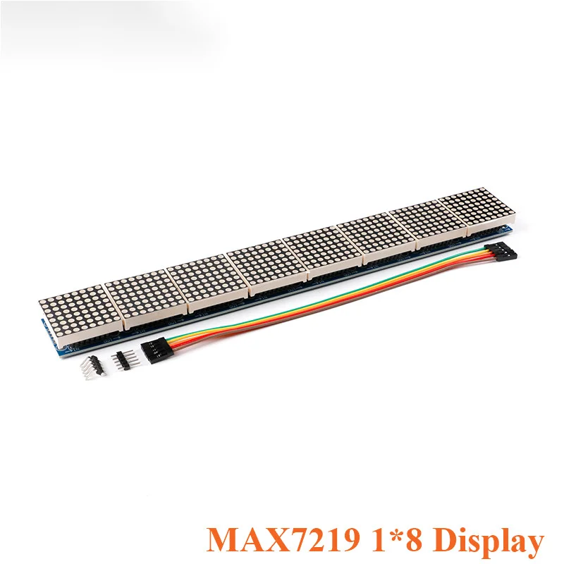 MAX7219 Led Matrix Display Module 8*8 Dot Matrix 8 in one Red Common Cathode Digital Tube Control Module For Arduino