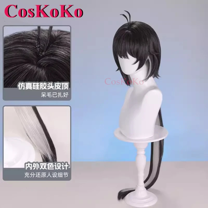 CosKoKo-Gradiente Fluffy Gradiente Perucas para Homens e Mulheres, Rover, Lingyang, Game Waves, Acessórios de Role Play, Nova Moda