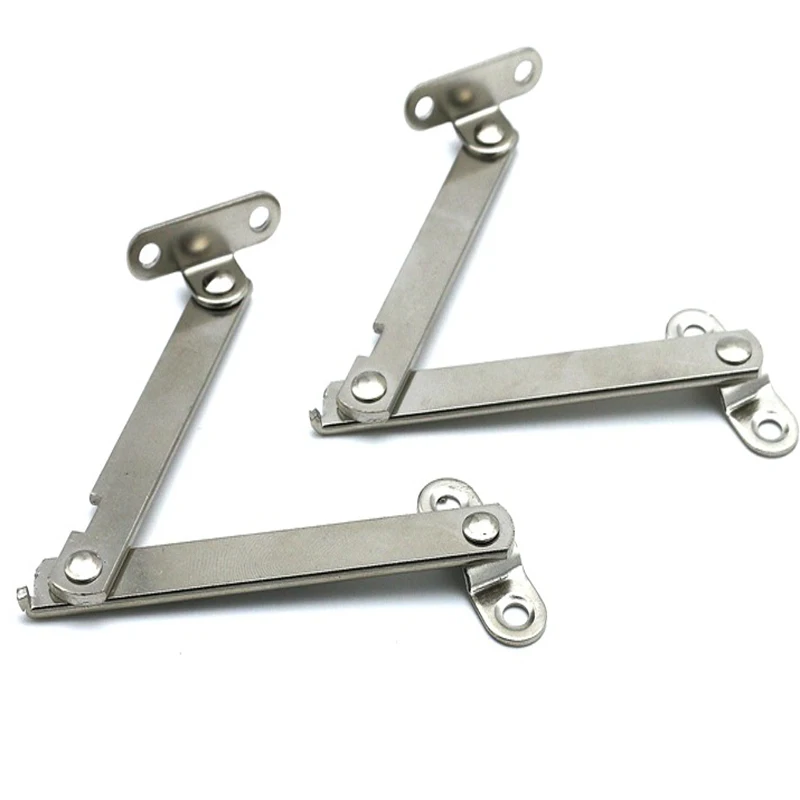 1PCS Heavy Duty Two Fold Latch Cabinet Door Hinge with Ball Bearing Support Furniture Hardware for Kitchen Accessories