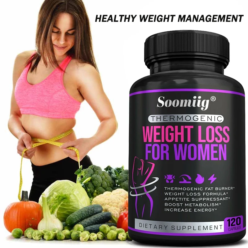 For Women Weight Loss - 100% Natural Weight Management Appetite Suppressant Burns Fat Burners and Metabolism Capsules