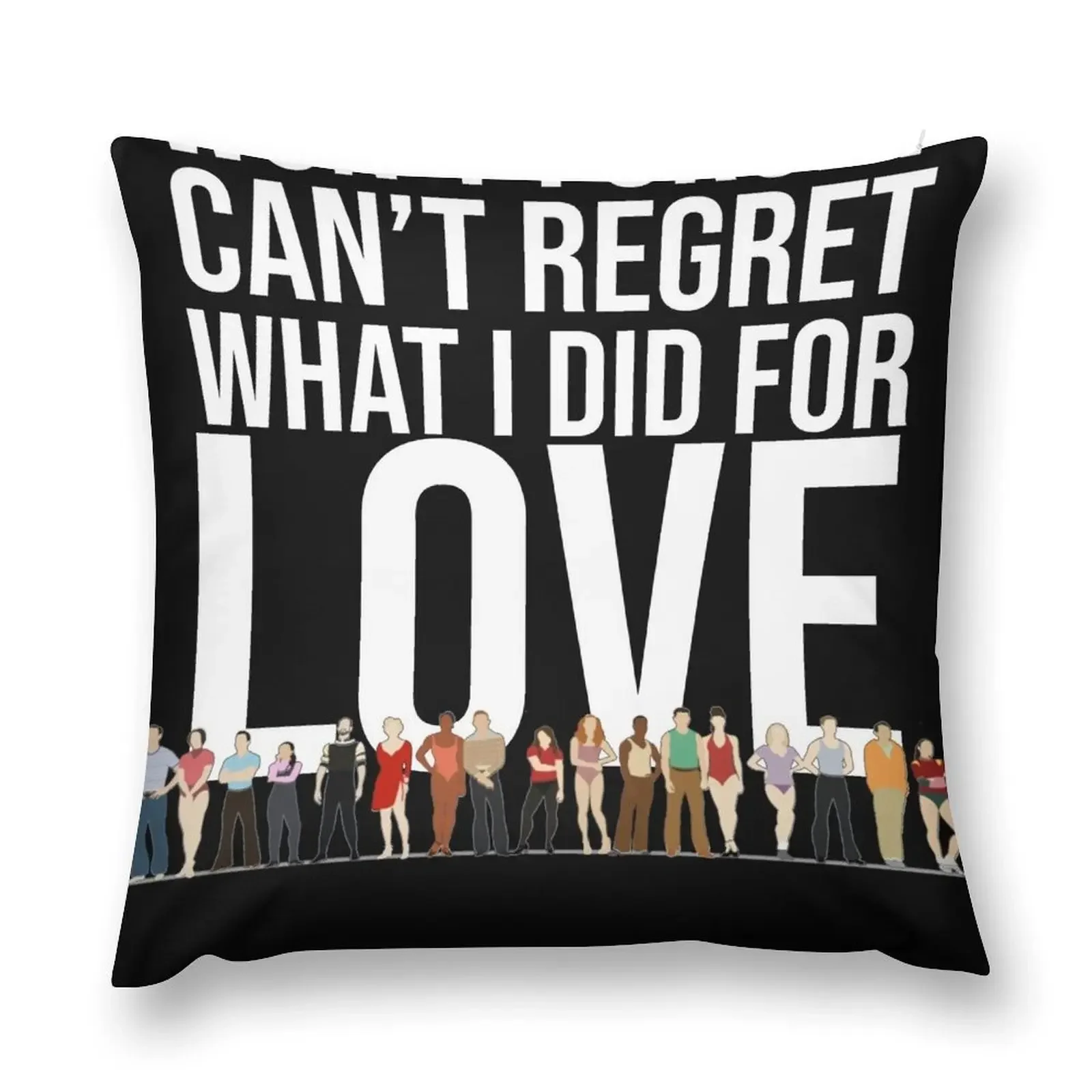 Love - A Chorus Line 10 Throw Pillow Sofa Decorative Covers Cushion Covers For Living Room Custom Cushion pillow