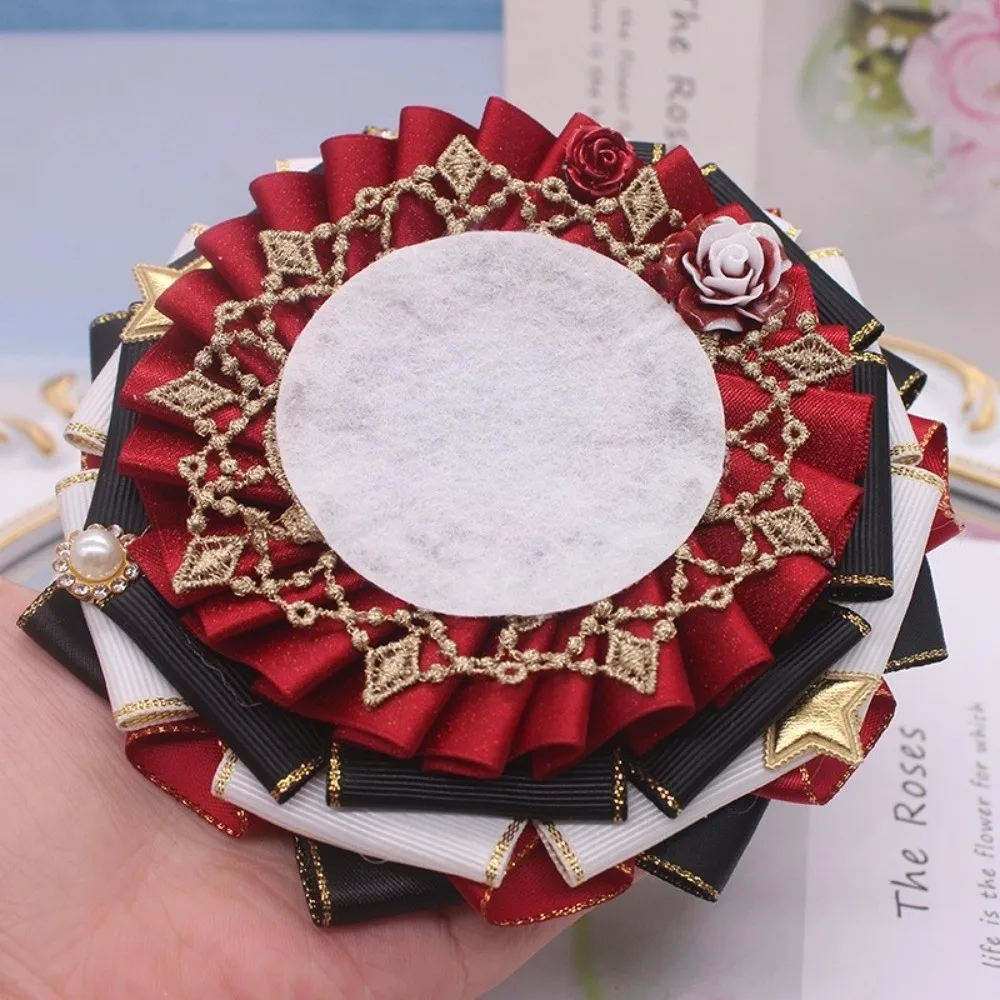 DIY Rosettenmacher für 9cm, 12cm, 15cm Bänder, Transparentes Bandblumen-Herstellungswerkzeug, Figuren, DIY Bandbroschen, Abzeichen-Bastelset – Detail 4