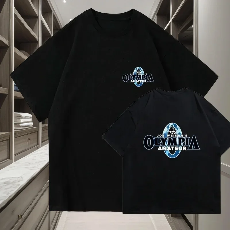 Summer 2025 OLYMPIA Men's and Women's Cotton Printed Short Sleeved T-shirt Casual O-neck High Quality T-shirt Children's T-shirt