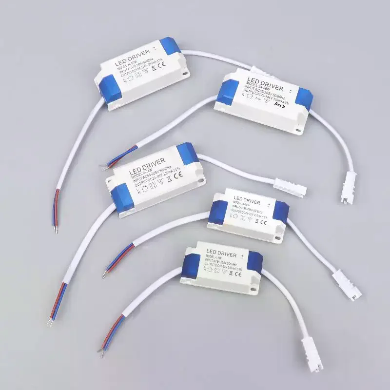 Constant Current Non-Isolated External LED Driver 4-7W 8-18W 8-24W 24-36W 36-50W Output 300mA Lighting Transformer