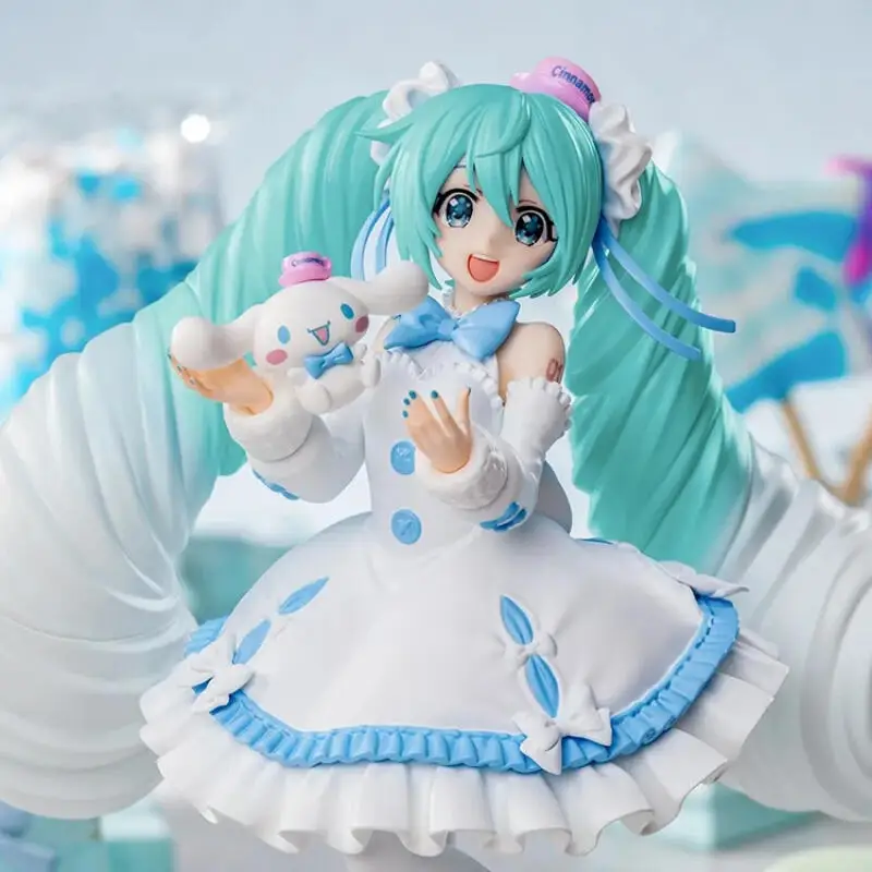[Original Genuine] In Stock Sega Luminasta Hatsune Miku White Dress Ver PVC The Animation Figure Model Collector Figurine Toys