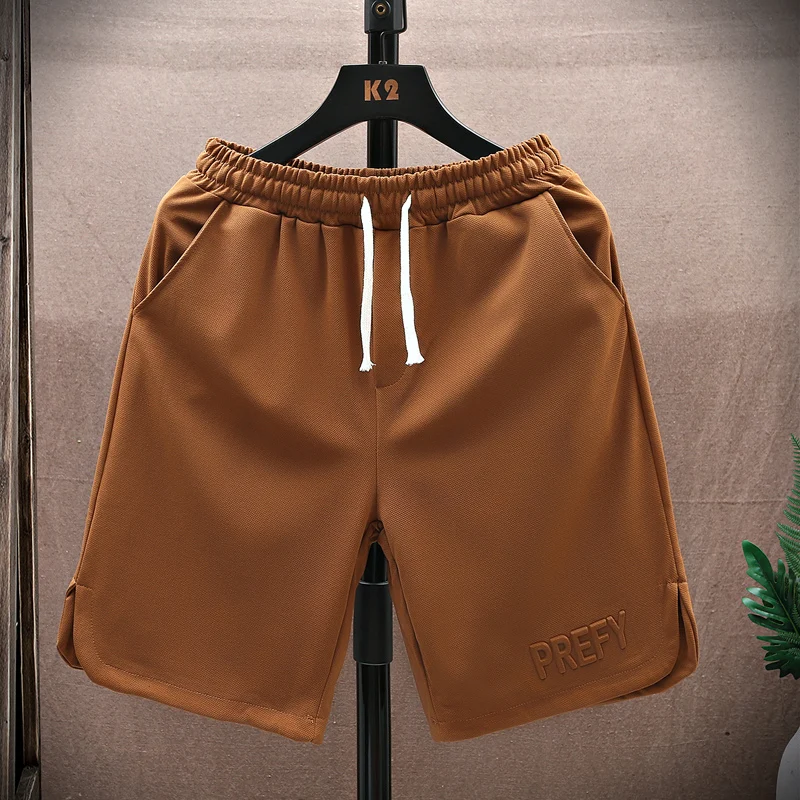 Ice Silk Loose Fit Casual orts Men's Summer New Sle Thin Straight Leg Faionable Sportswear Outdoor Wear Breathable Five...