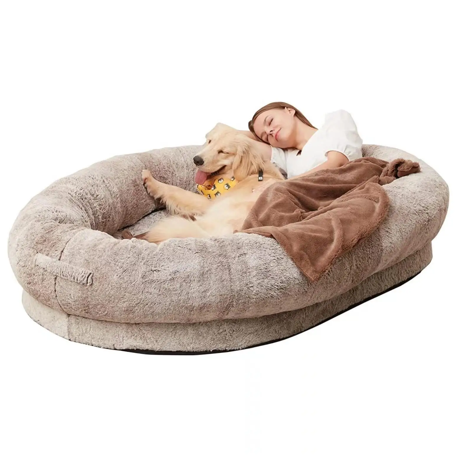 Custom Color Comfortable Soft And Warm Dog Bed Removable And Washable Dog Bed For Large Dogs And Human