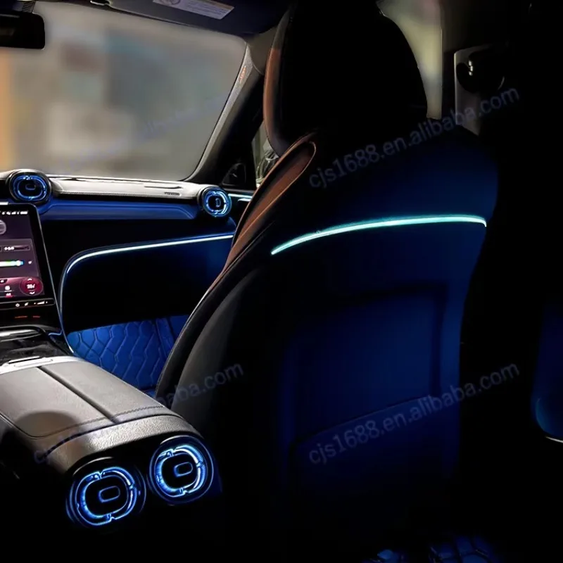 

W206 LED Car Seat Back Ambient Light for C-Class W206 Car Rear Seat Back Atmosphere Light Car Interior Decoration