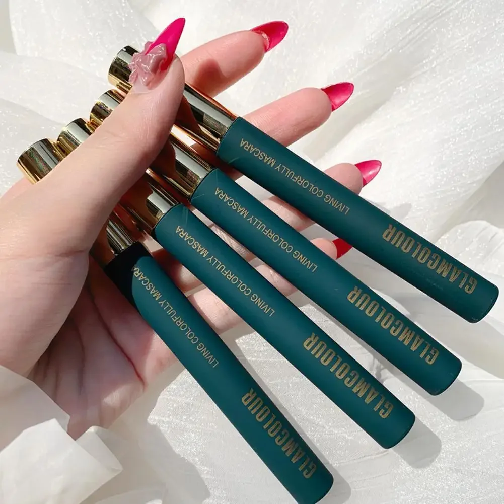 Heallor Magic Colour Skinny Mascara Glamcolours Classic Mascara Waterproof Makeup Lash Long Thick CUrly Eyelashes Mascara