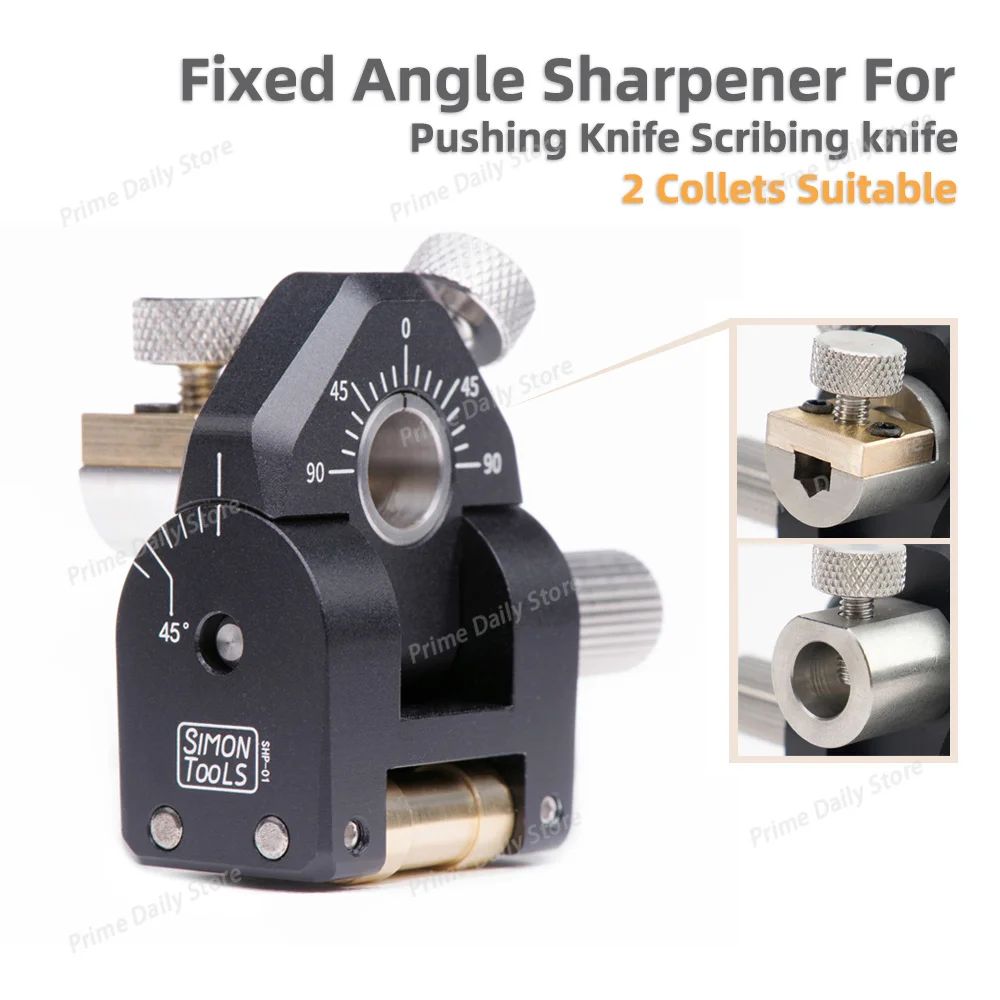 Model tool Pushing Knife Scribing knife Fixed angle sharpener 2 Collets Suitable for a wide range of tool sizes Precision