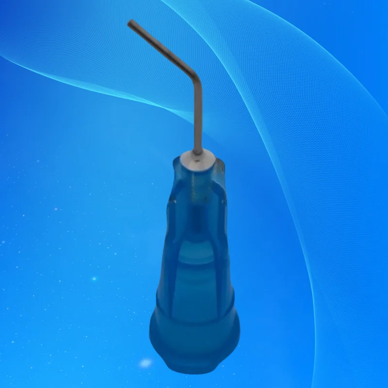 

Free Shipping 100 Pieces 23G 45 Bent Degree 0.5'' 1/2 Inch Glue Dispensing Needle Bayonet Type Needles