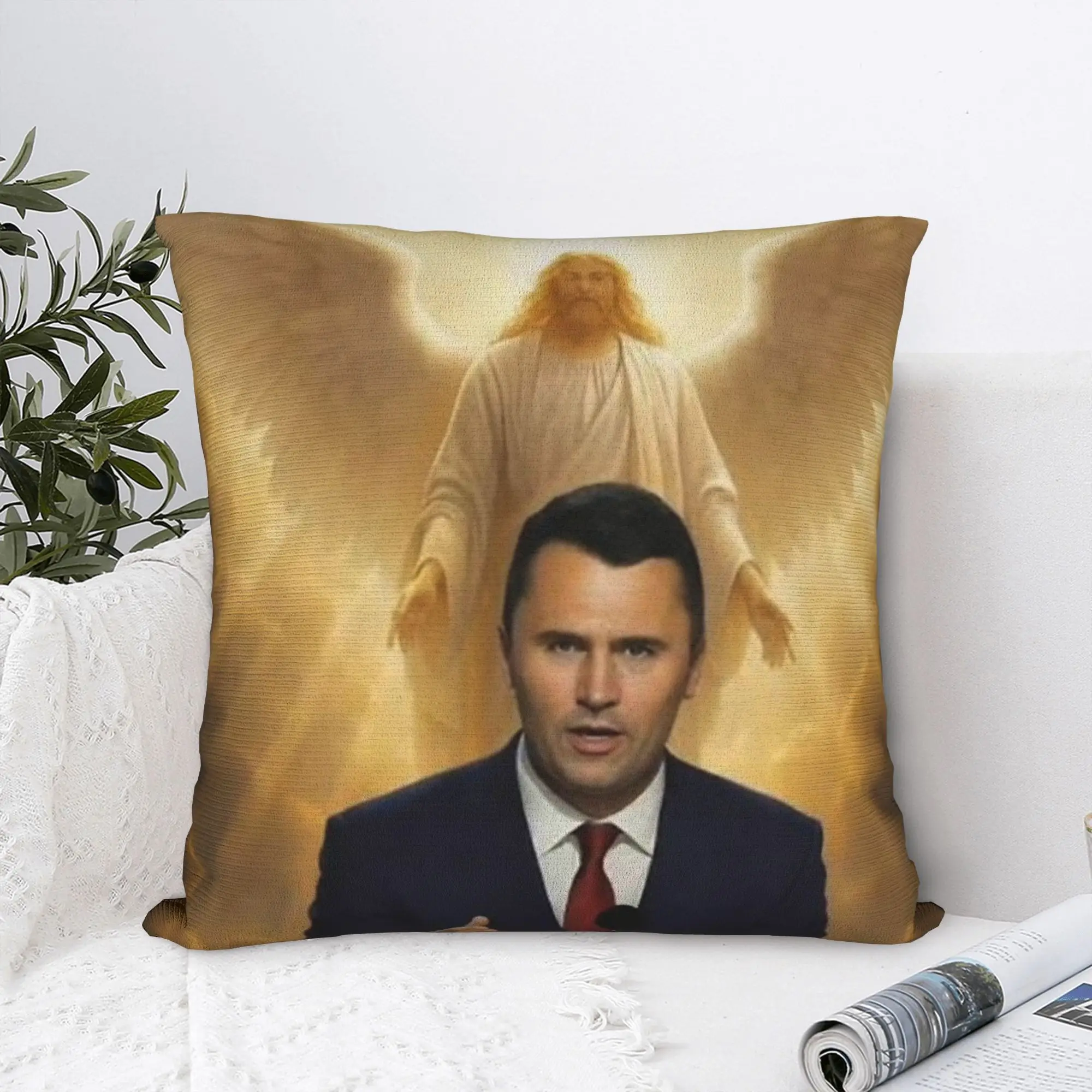 Charlie Kirk Rest In Peace Pillow Case  Print Pillow Cover For Chair Sofa Home Decor Morden Pillowcases