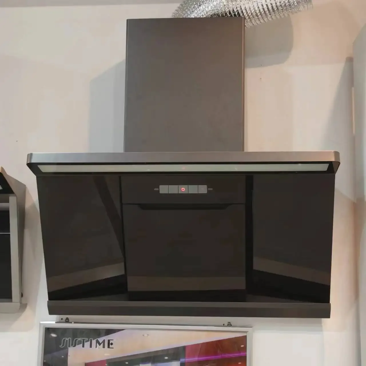 Wall-Mounted Range Hood - Elegant Piano Paint, HIGH Airflow, Touch Controls