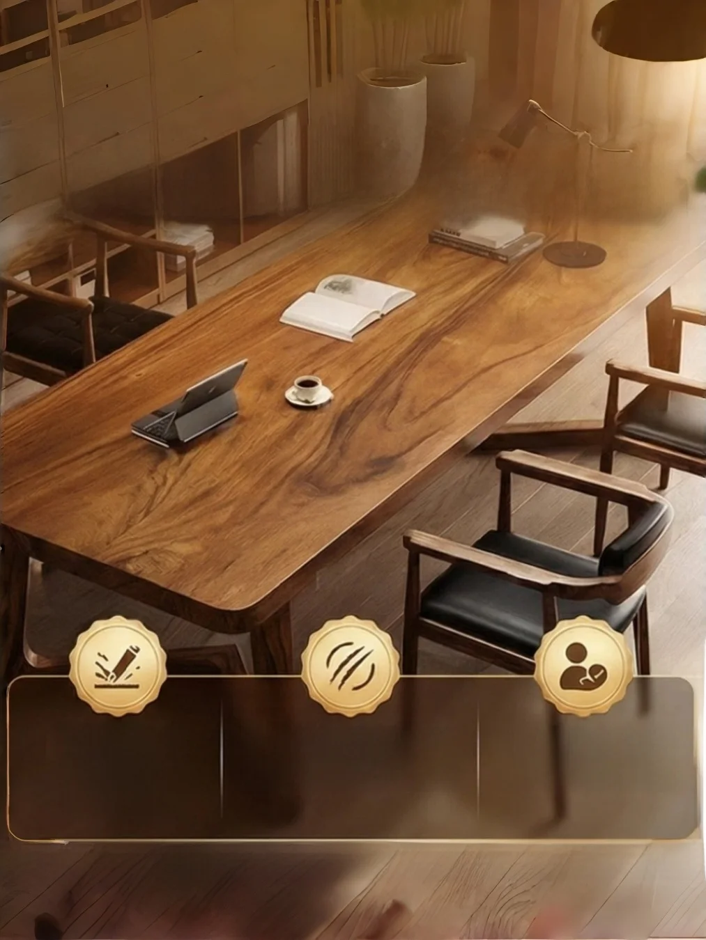 TPU Marble Wooden Tabletop Film Transparent Protective Sticker for Coffee Table Dining Table High Temperature Resistant Soft ...