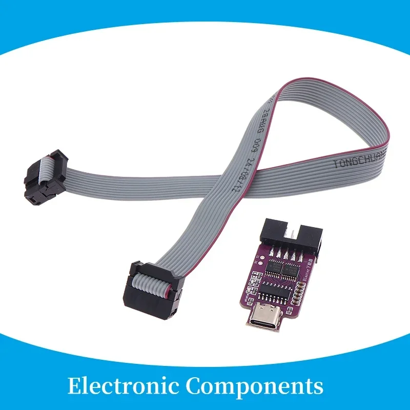 1Pcs Downloader DC 1.2V-3.3V Type-C USB Blaster Downloader For ALTERA CPLD/FPGA JTAG Altera Programmer For Arduino