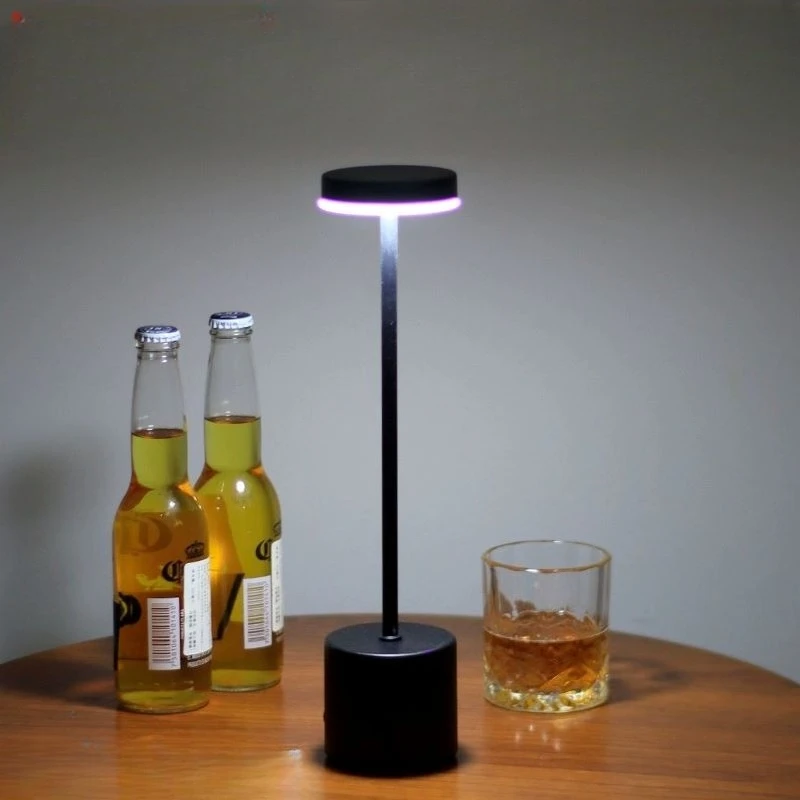 

Rechargeable LED Desk Lamp with Touch Control and 3-color Adjustable Outdoor Metal Portable Home Decoration Night Light