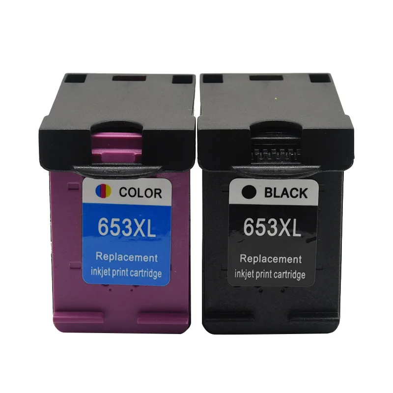 Remanufactured Ink Cartridge for HP 653 653XL HP653 XL Replacement  DeskJet Ink Advantage 6075 6475 Printer